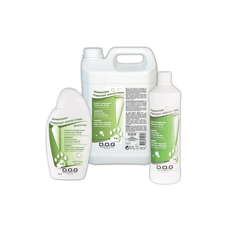 Shampooing Hydratant Avocat-Vison Dog Generation