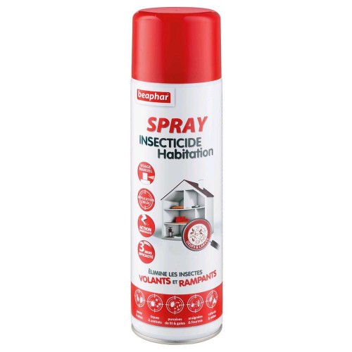 Spray insecticide habitation
