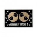 Tapis De Repas Noir Dinner Mate