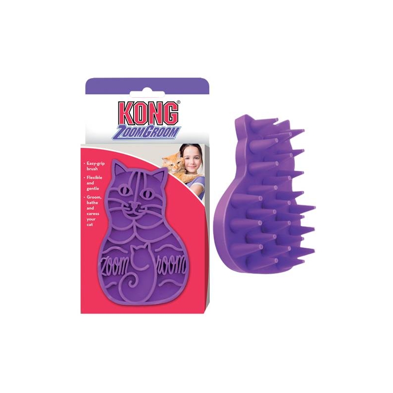 Brosse KONG® "Zoom Groom" pour chats
