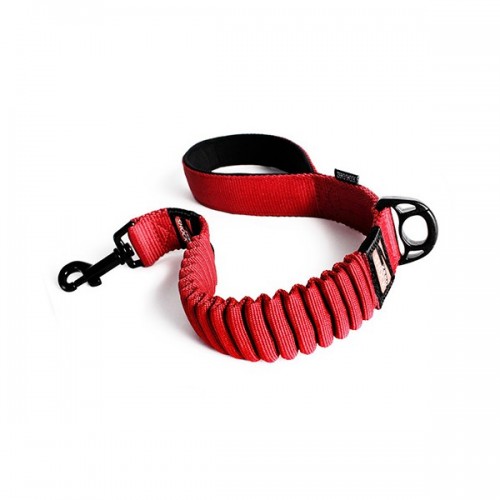 Laisse Ezydog Zero Shock Rouge M